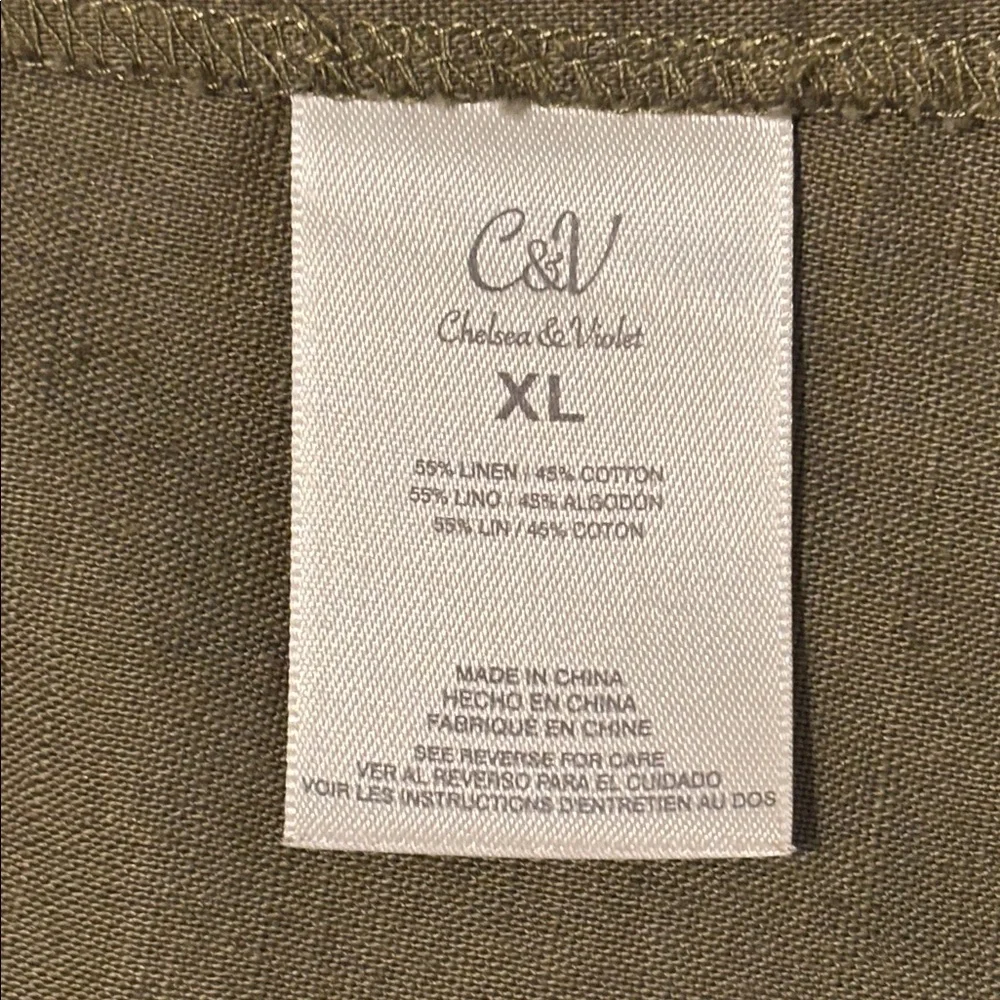 Chelsea & Violet Olive Green Vest - Picture 4 of 4
